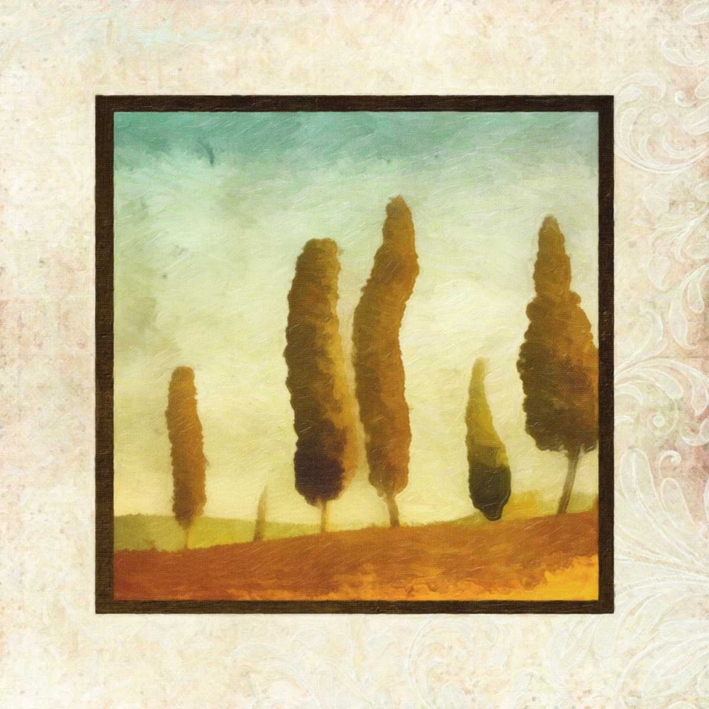 Wall Art Painting id:40807, Name: Damask Landscape I, Artist: Greene, Taylor