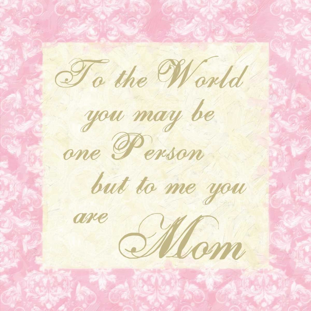 Wall art: TO THE WORLD, by Greene, Taylor