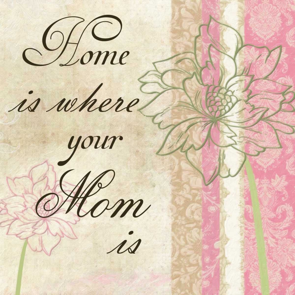 Wall art: HOME IS, by Greene, Taylor