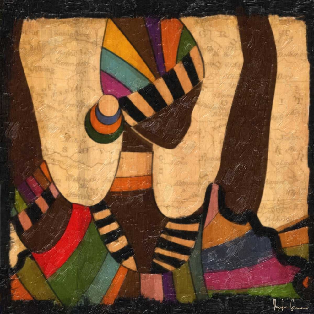 Wall art: ETHNIC ELEGANCE II, by Greene, Taylor