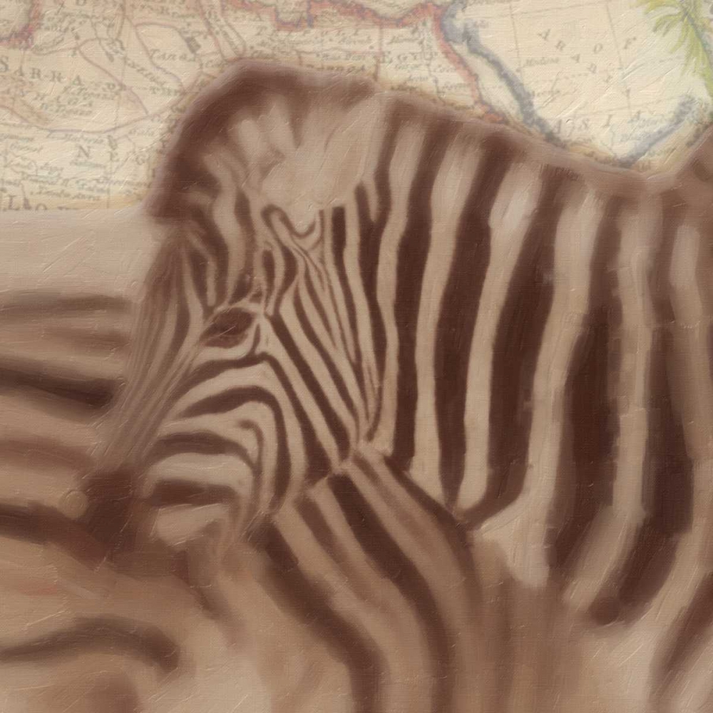 Wall art: Zebra Travels, by Greene, Taylor