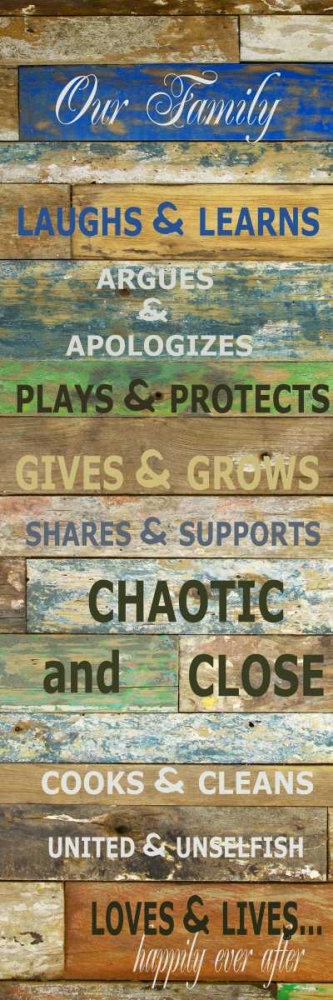 Wall Art Painting id:39252, Name: Our Family Cools, Artist: Greene, Taylor