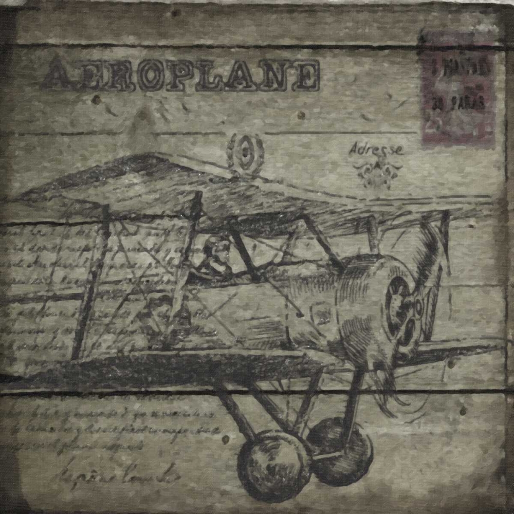 Wall Art Painting id:39261, Name: Vintage  Aeroplane, Artist: Greene, Taylor