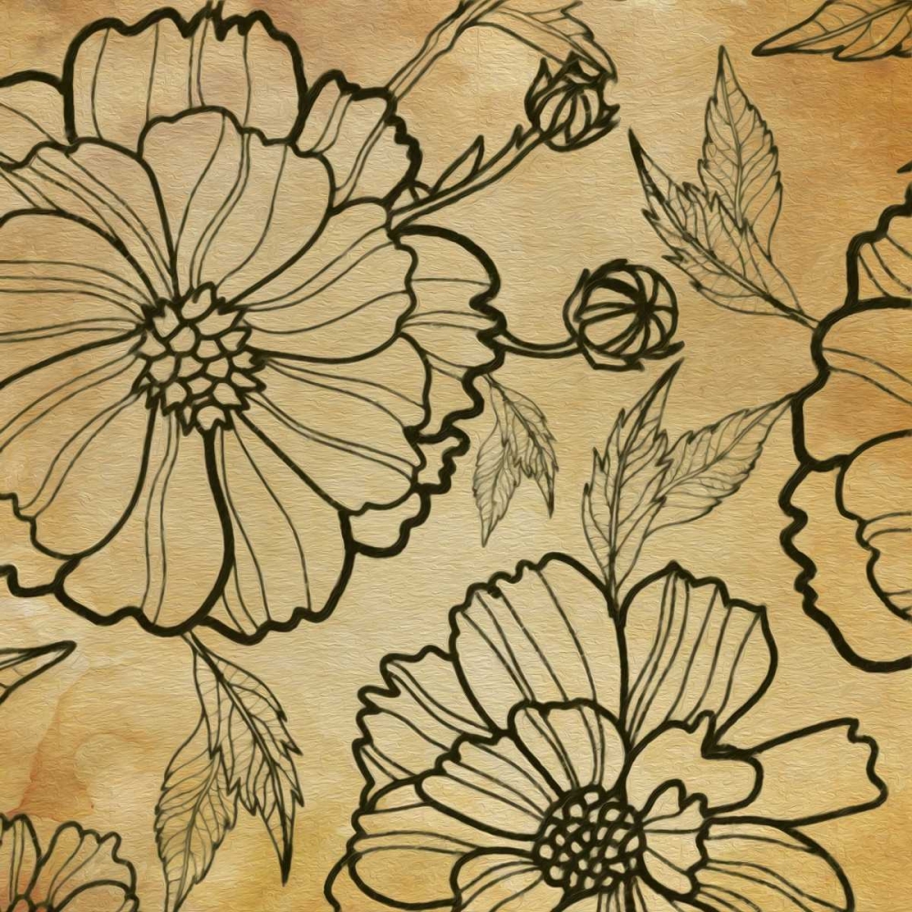 Wall Art Painting id:39312, Name: Floral Pattern I, Artist: Greene, Taylor