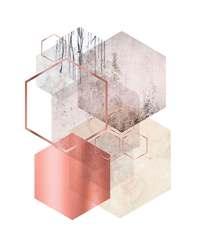 Art Print: Hexagonal Geo 1