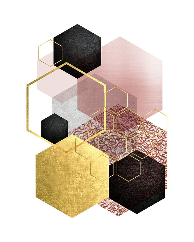 Art Print: BlushPink Gold 2