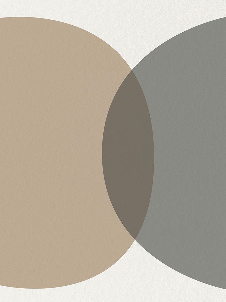 Wall art: Mid Century Abstract Circle 1, by Urban Epiphany