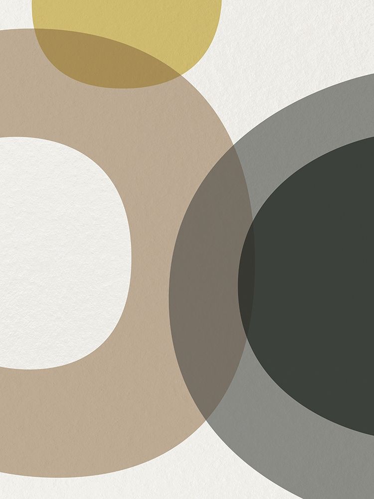 Wall art: Mid Century Abstract Circle 5, by Urban Epiphany