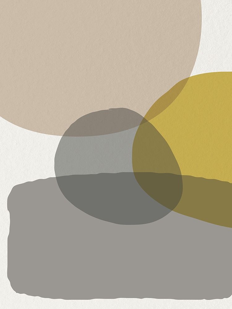 Wall art: Mid Century Abstract Circle 6, by Urban Epiphany