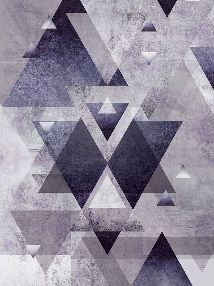 Wall art: Purple Geometric, by Urban Epiphany