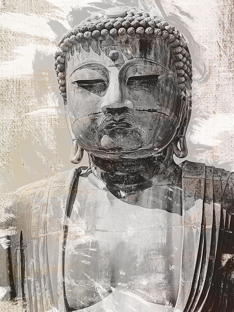 Wall Art Painting id:367414, Name: Japanese Buddha Close Up, Artist: Urban Epiphany