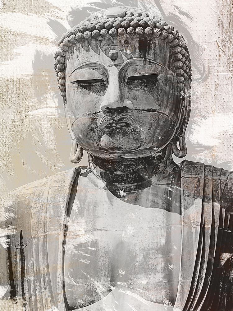 Art Print: Japanese Buddha Close Up