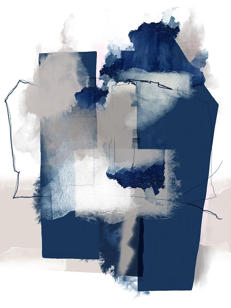 Art Print: Juxtaposed Blue