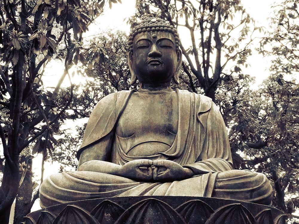 Art Print: Japanese Buddha Statue 2