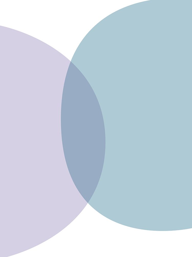 Wall Art Painting id:386755, Name: MidCentury Teal Purple 8, Artist: Urban Epiphany