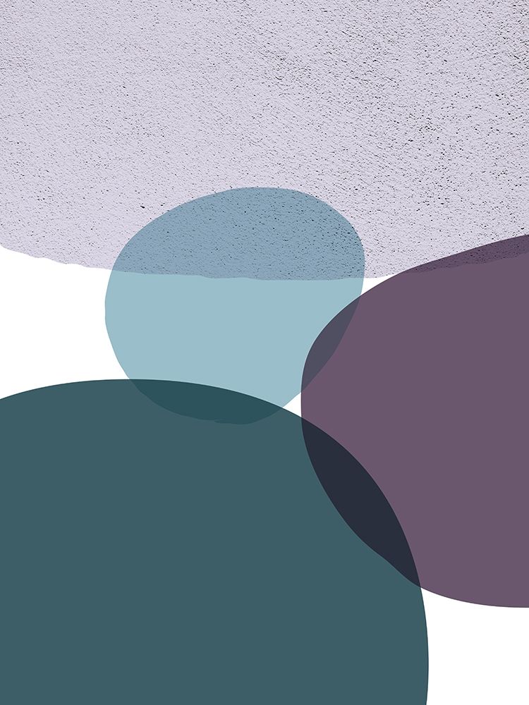 Art Print: MidCentury Teal Purple 9