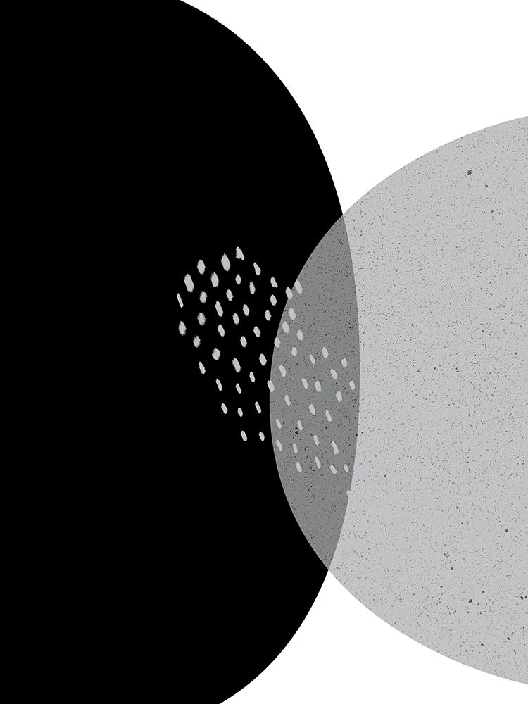 Art Print: Black Grey Minimalist 3