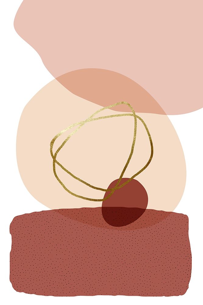 Art Print: Minimalist Desert Tones 4