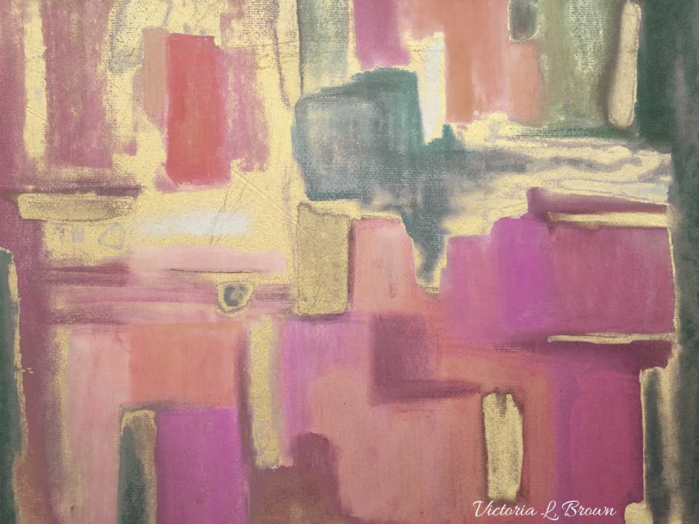 Wall Art Painting id:139639, Name: Abstract Pink, Artist: Brown, Victoria