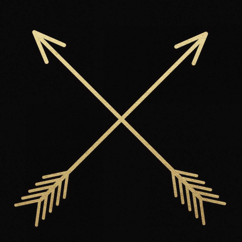 Wall art: Golden Arrows In The Night, by Brown, Victoria