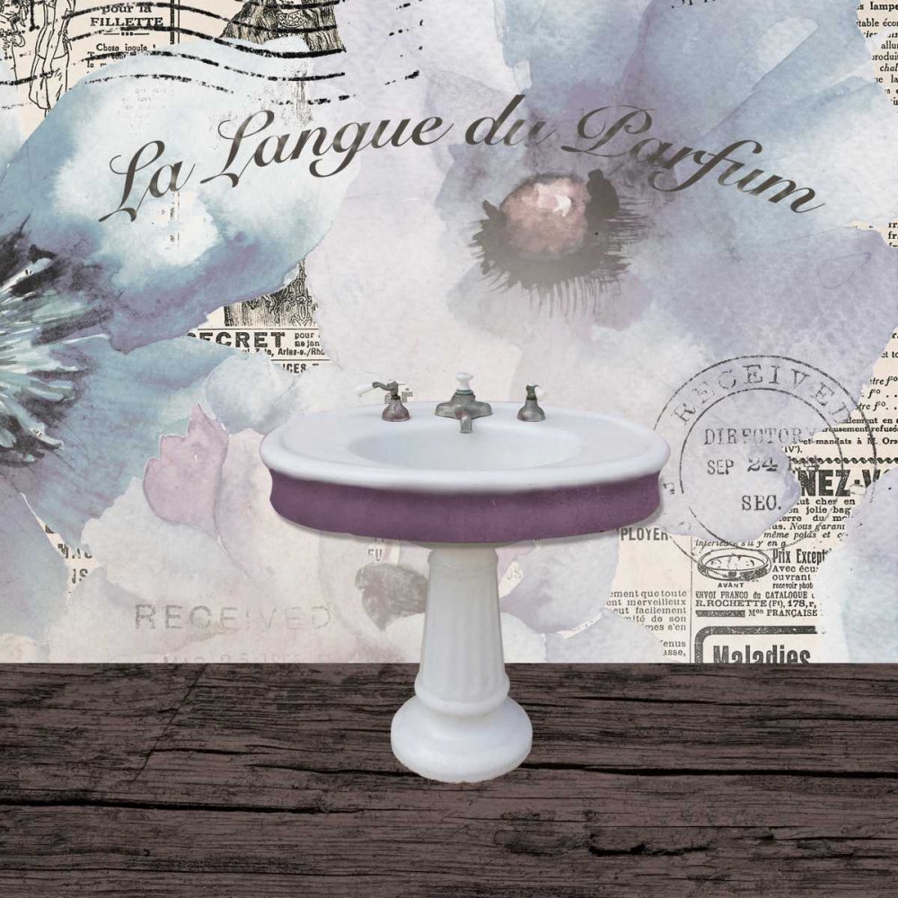 Wall Art Painting id:107077, Name: Watercolor Bath 3, Artist: Brown, Victoria