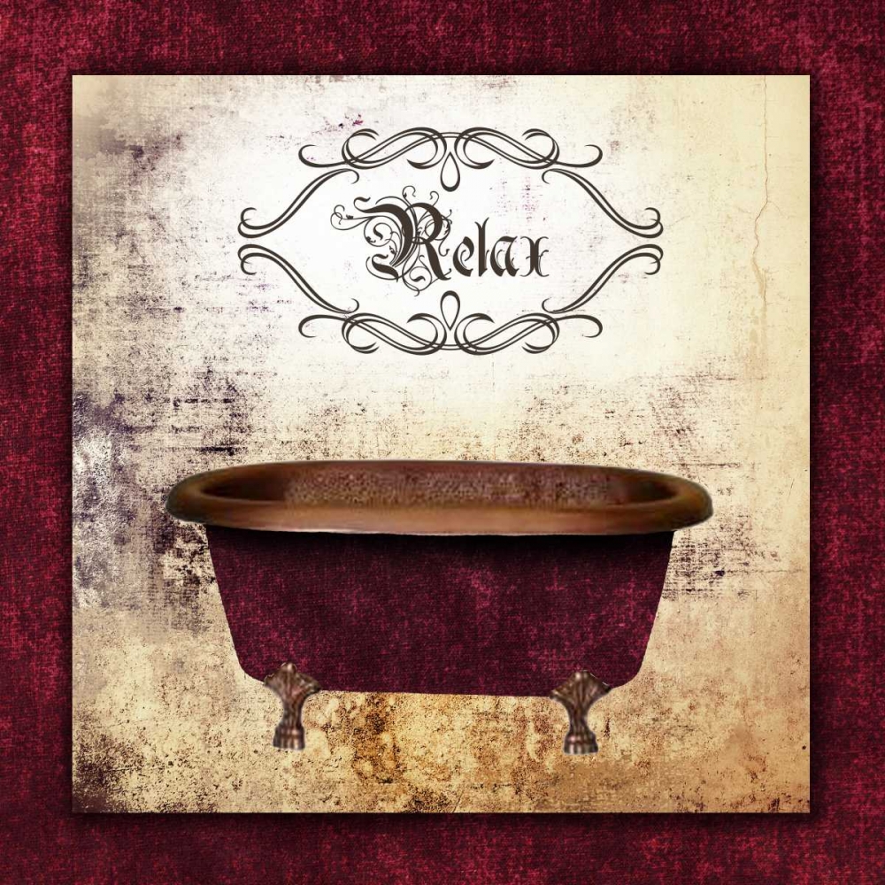 Wall Art Painting id:152990, Name: Relax Tub, Artist: Brown, Victoria