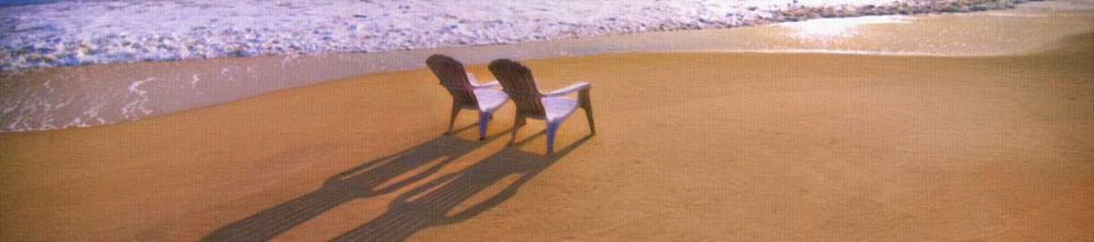 Art Print: Adirondak Chair Shadows 1