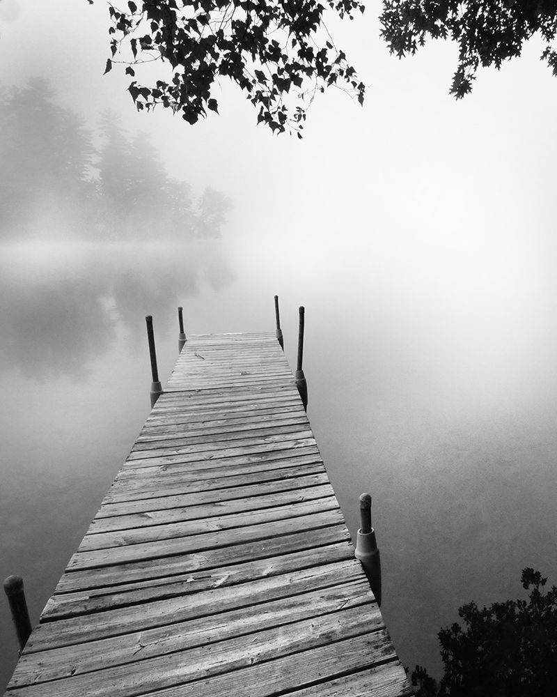 Wall art: Foggy Dock BW 1, by Foschino, Suzanne