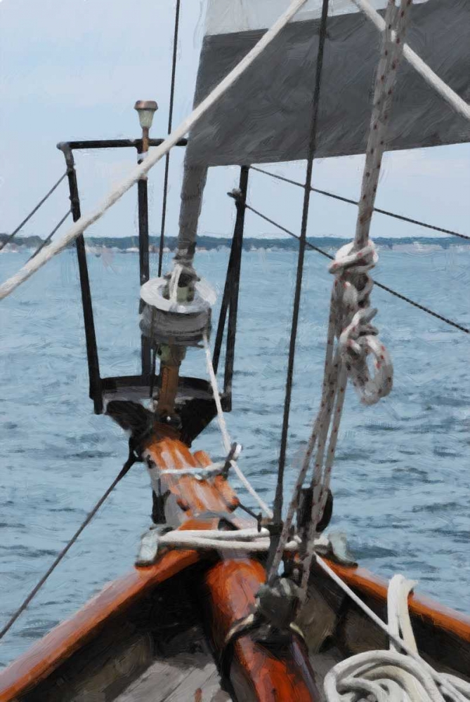 Art Print: Sailboat Bow