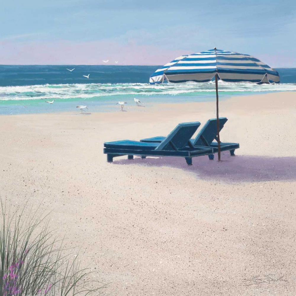 Art Print: Beach Umbrella