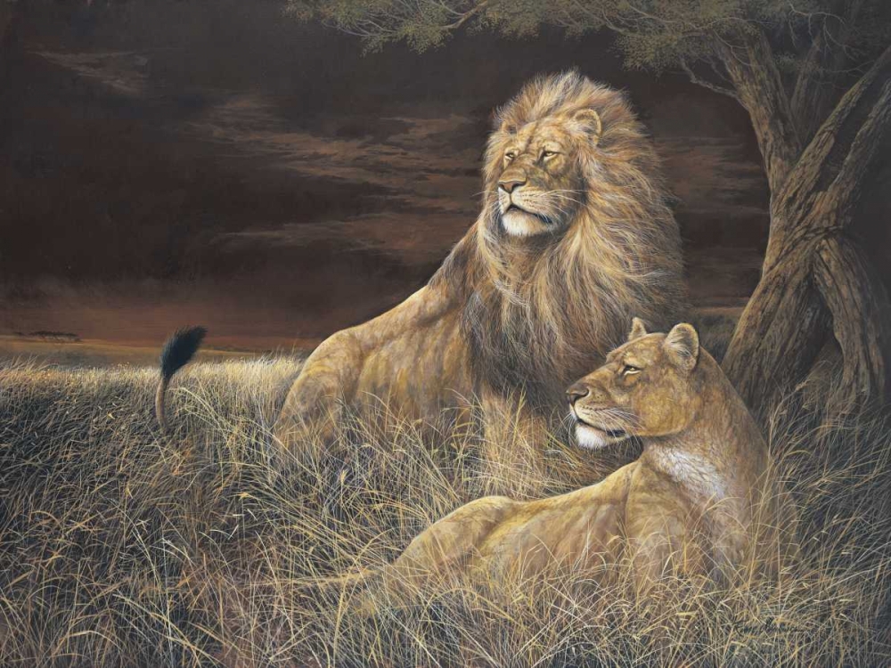 Wall Art Painting id:10212, Name: Winds of the Serengeti, Artist: Manning, Ruane
