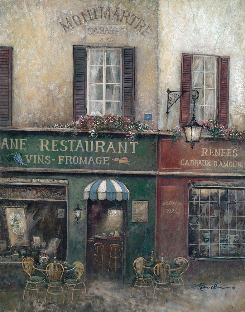 Wall Art Painting id:533313, Name: Village Charm, Artist: Manning, Ruane