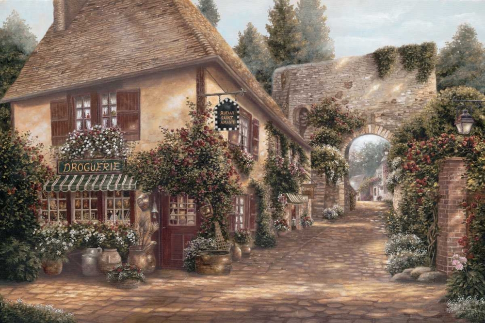 Wall Art Painting id:21171, Name: Ruelle Saint Amant, Artist: Brown, Betsy