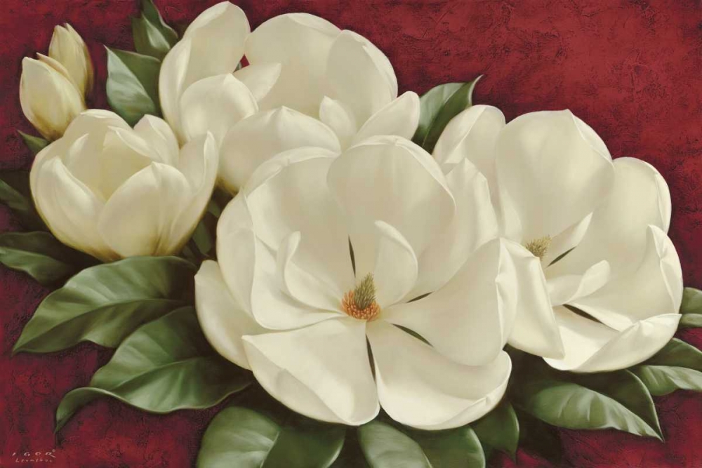 Wall Art Painting id:21184, Name: Magnolia I, Artist: Levashov, Igor