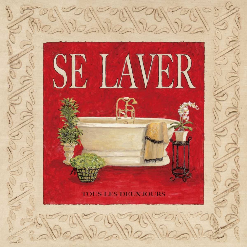 Wall Art Painting id:10011, Name: Se Laver, Artist: Olson, Charlene