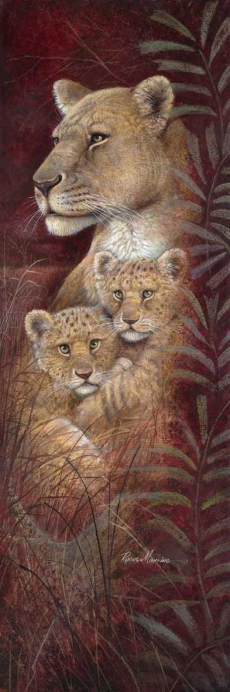 Wall Art Painting id:21202, Name: Serengeti Twins, Artist: Manning, Ruane