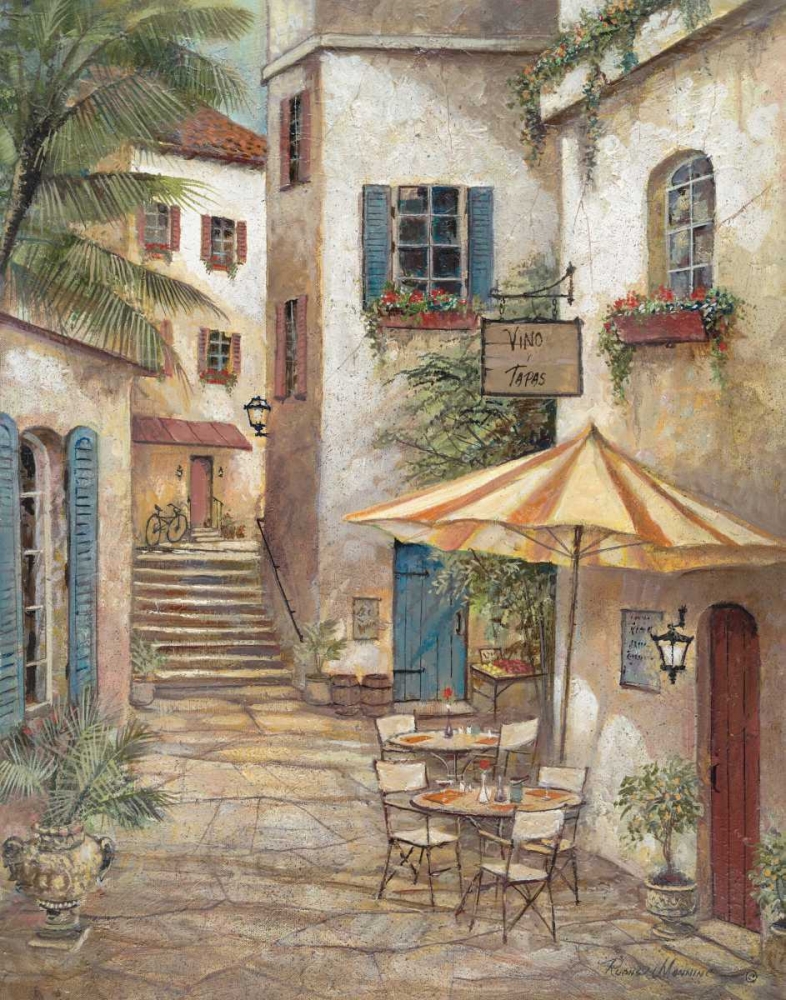 Wall Art Painting id:10214, Name: Vino y Tapas, Artist: Manning, Ruane