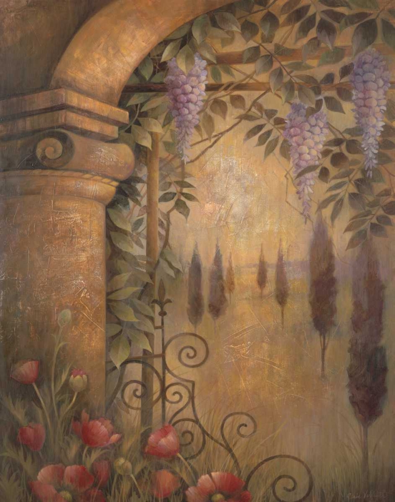 Wall Art Painting id:10061, Name: Wisteria Garden I, Artist: Vollherbst-Lane, Elaine