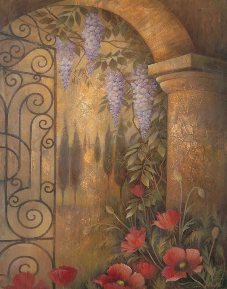 Wall Art Painting id:10062, Name: Wisteria Garden II, Artist: Vollherbst-Lane, Elaine