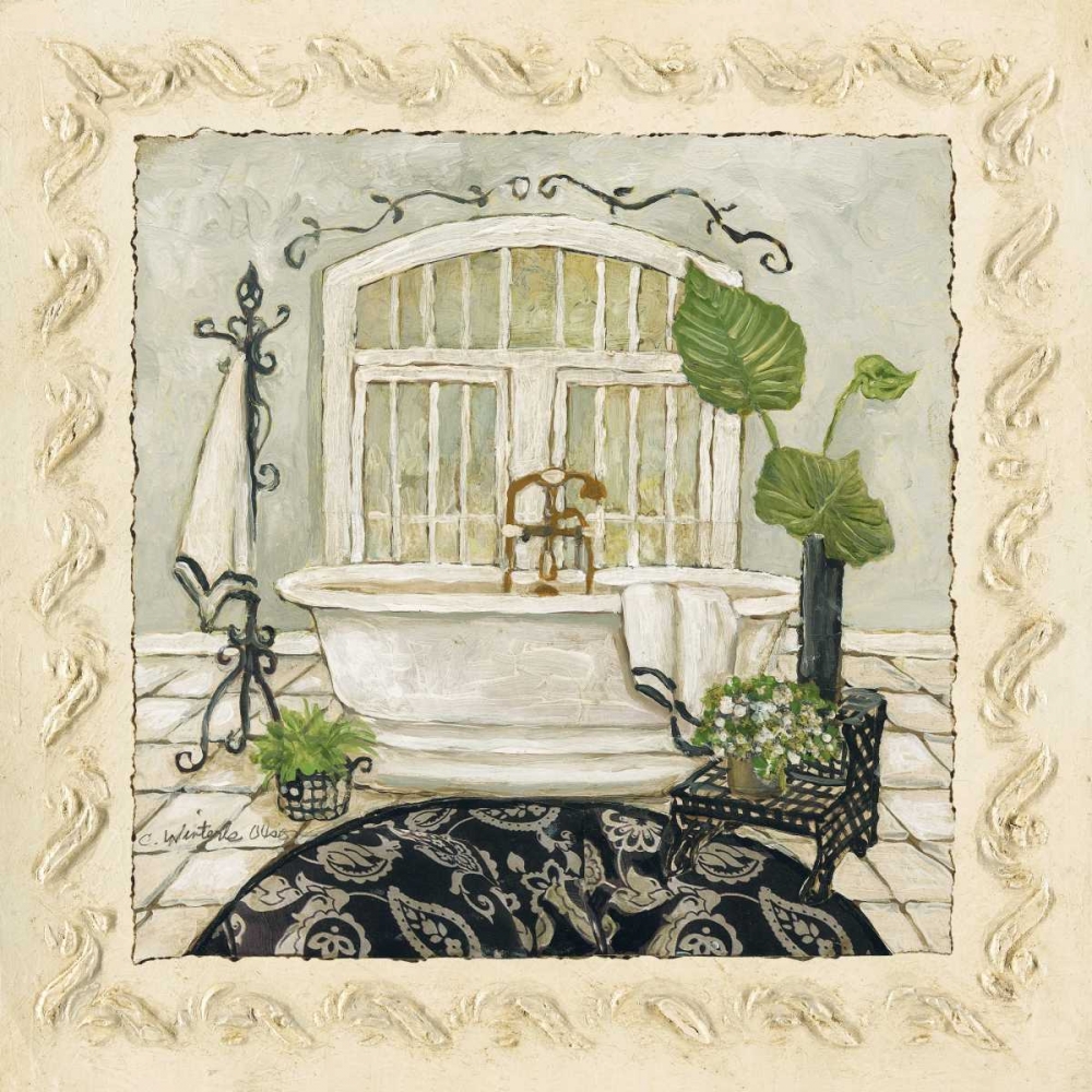 Wall Art Painting id:10016, Name: Serenity Bath II, Artist: Olson, Charlene