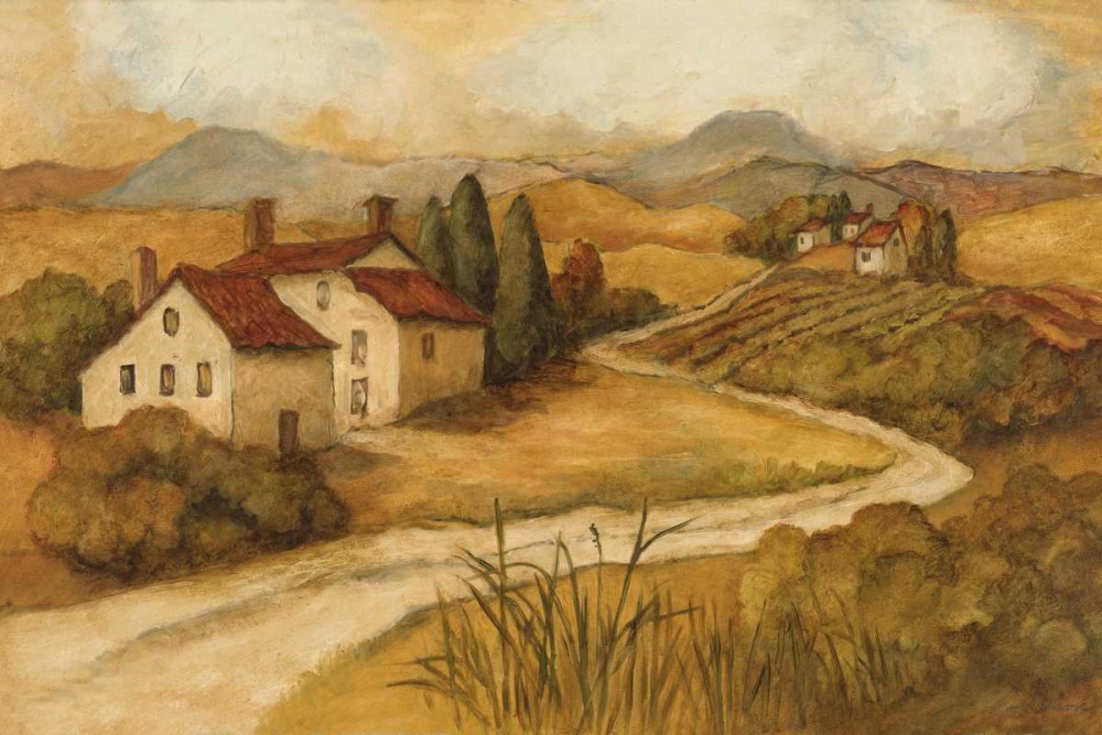 Wall Art Painting id:10020, Name: Traveling the Countryside II, Artist: Olson, Charlene