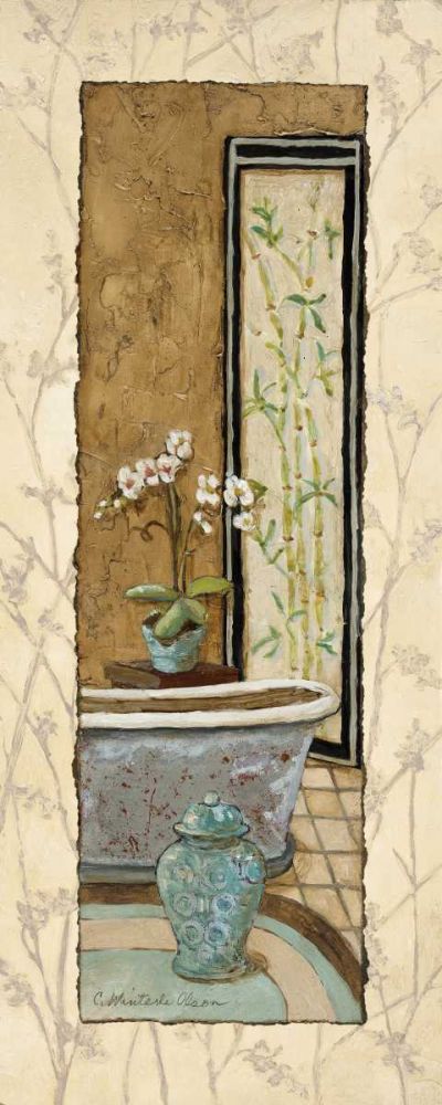 Wall Art Painting id:10028, Name: Oriental Bath II, Artist: Olson, Charlene