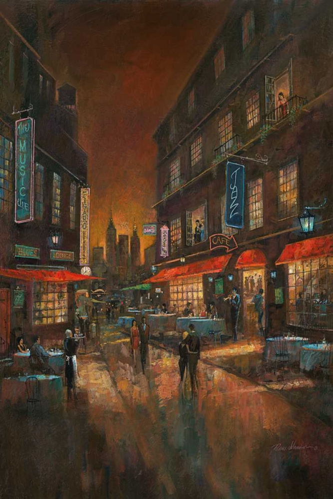 Wall art: The Music Club, by Manning, Ruane