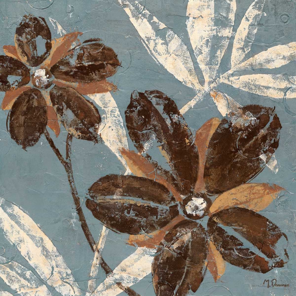 Wall Art Painting id:21238, Name: Flowers on Denim III, Artist: Donovan, Maria