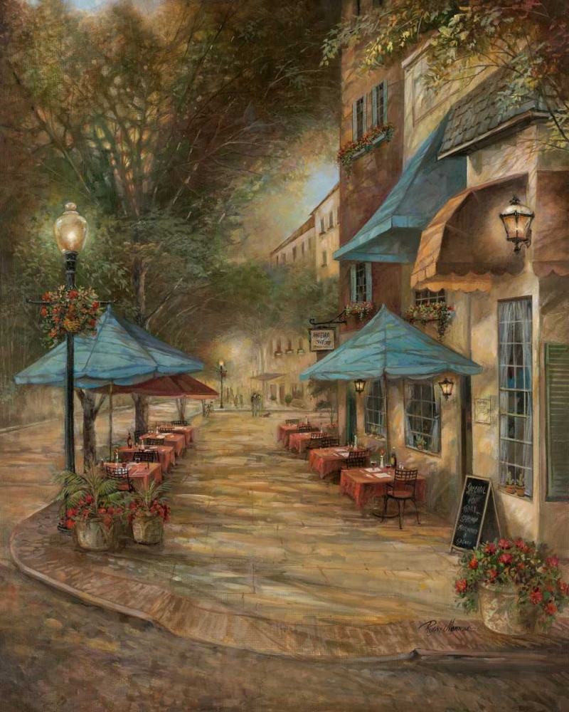 Wall art: Dappled Sidewalks, by Manning, Ruane