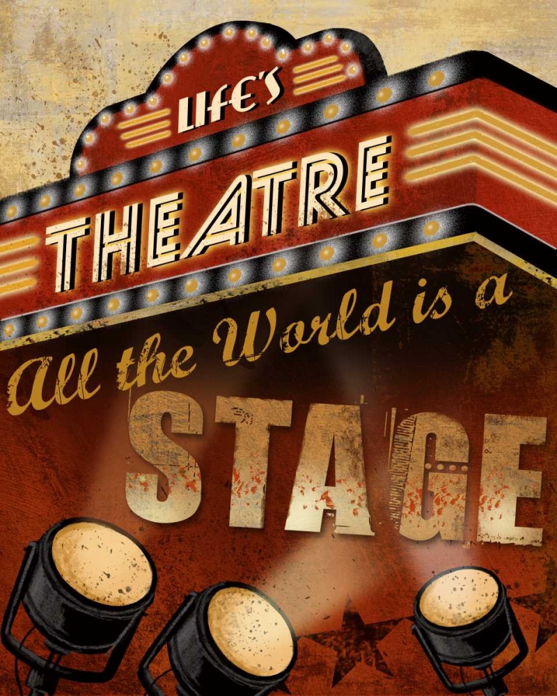 Art Print: Lifes Theatre