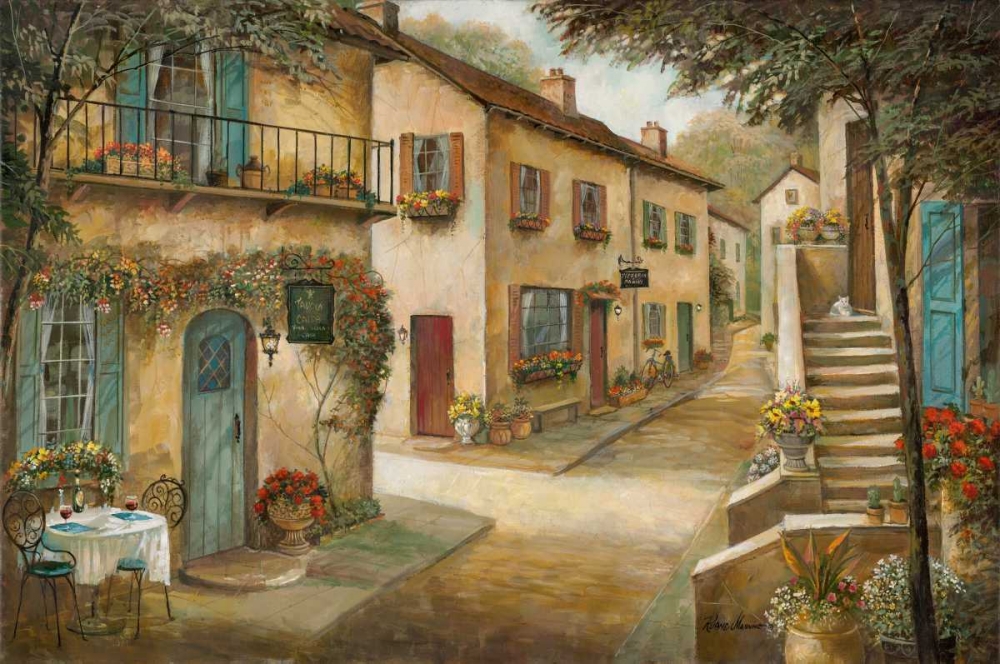 Wall art: Village Charm and, by Manning, Ruane
