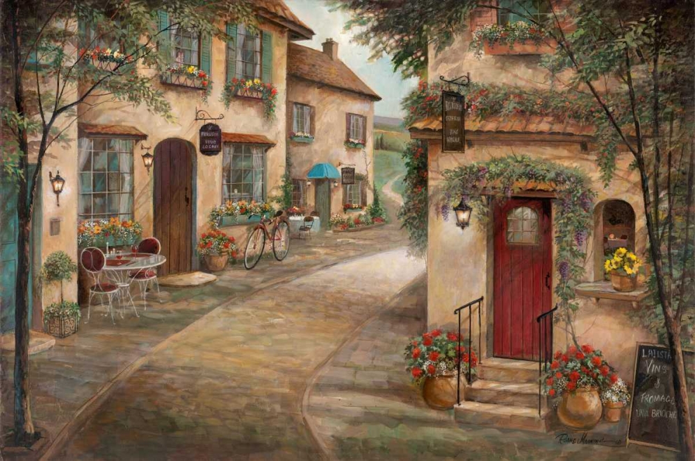Wall art: Quaint Cafe, by Manning, Ruane