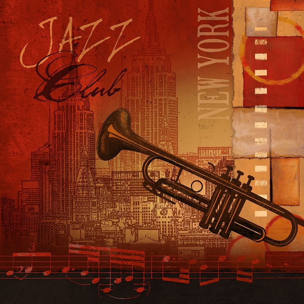 Wall art: Jazz Club, by Knutsen, Conrad