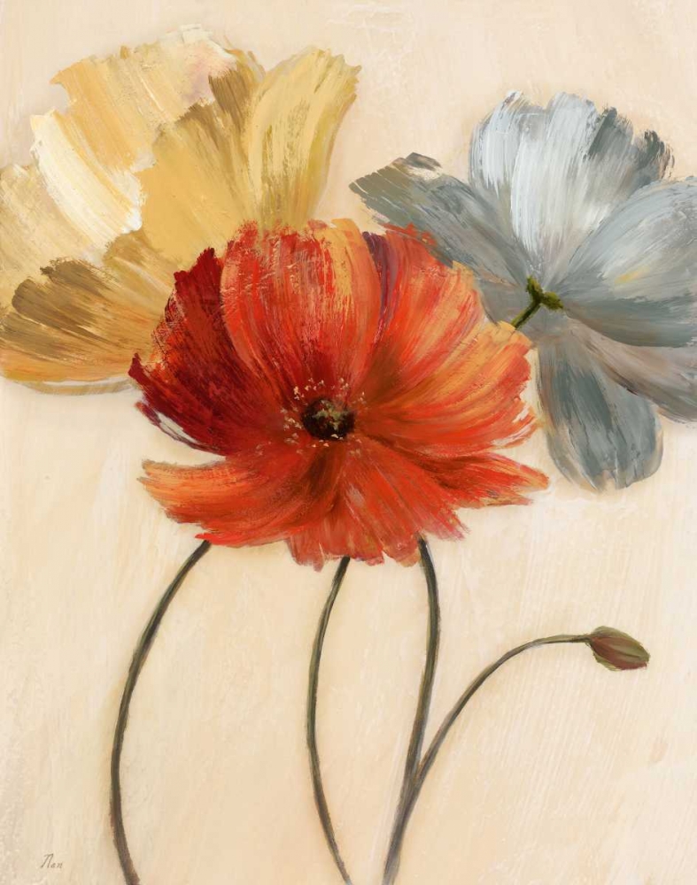 Wall Art Painting id:21365, Name: Poppy Palette I, Artist: Nan